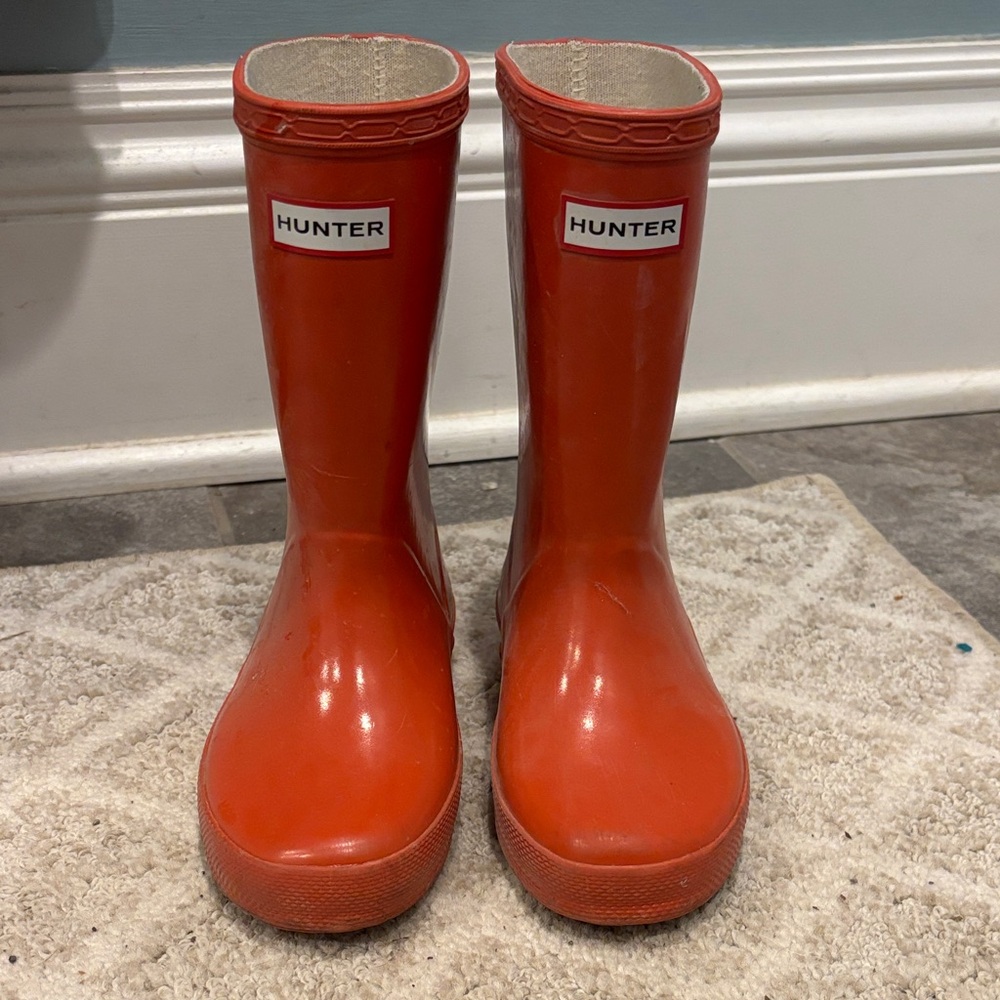 Hunter Vibrant Red Waterproof Boots